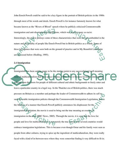 Multiculturalism in my Beautiful Laundrette