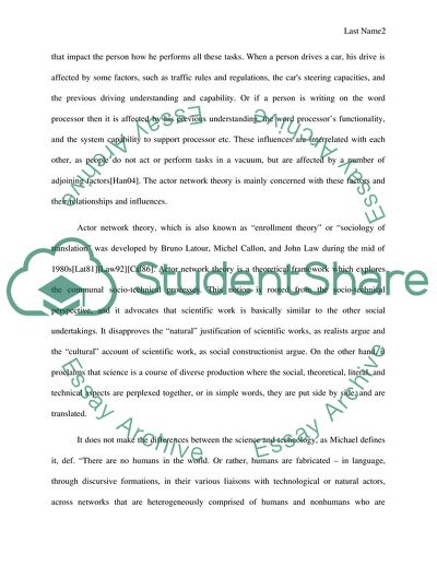 Actor-Network Theory