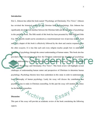 Several Views to Understand Human Psychology by Eric L. Johnson