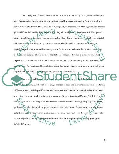 New Approach in Cancer Treatment