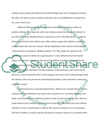 The Concept of Status Shifting due to Cultural Influences