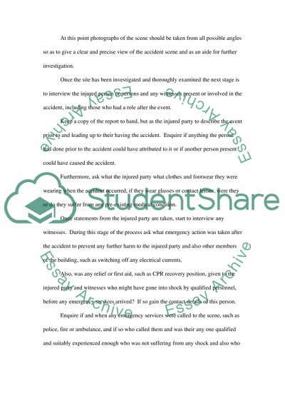 How too conduct an accident investigation in the workplace