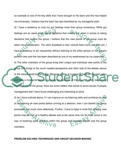 Individual Strengths and Group Process