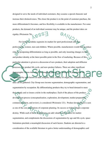 Market segmentation (finance)
