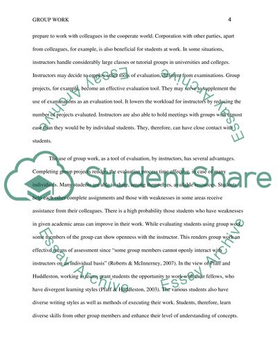 The Rationale for Using Group Work