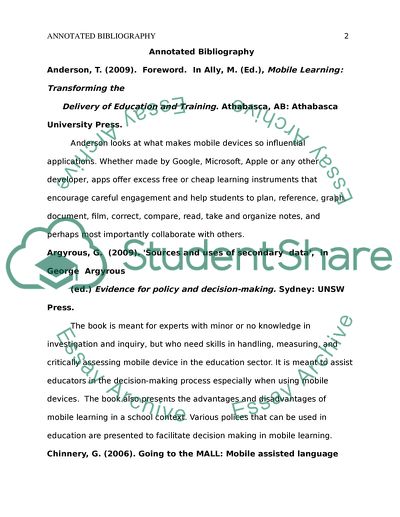 Mobile Technology Critical Analysis