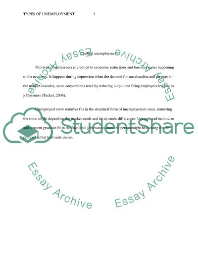 Types of Unemployment