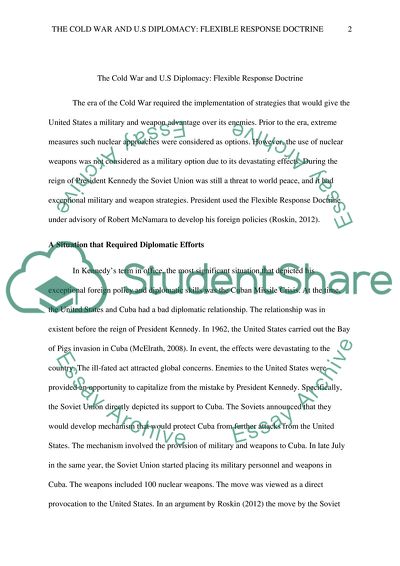Flexible Response Doctrine of the US