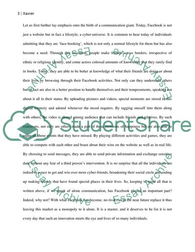 Facebook and its Facilities