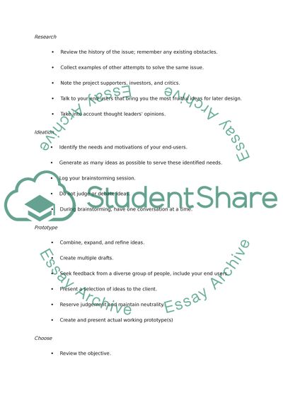 Design Thinking - Influences and Critiques