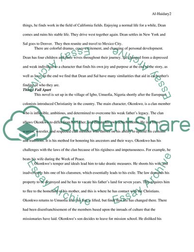 On the Road, Things Fall Apart, and Pride and Prejudice