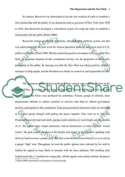 The Depression and the New Deal