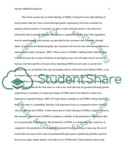 GMO-genetic modified organism
