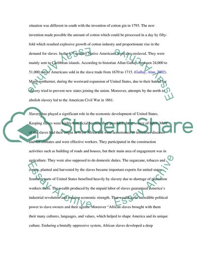 History of Racism and Slavery in America