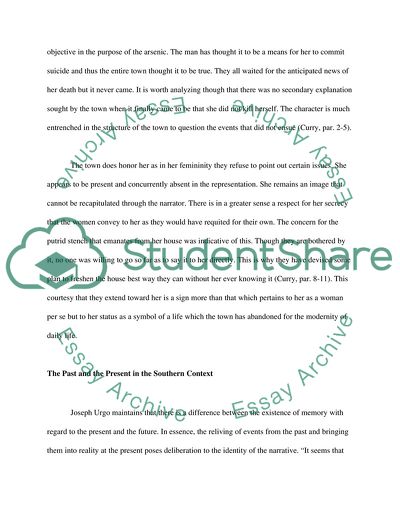 A Rose for Emily by William Faulkners