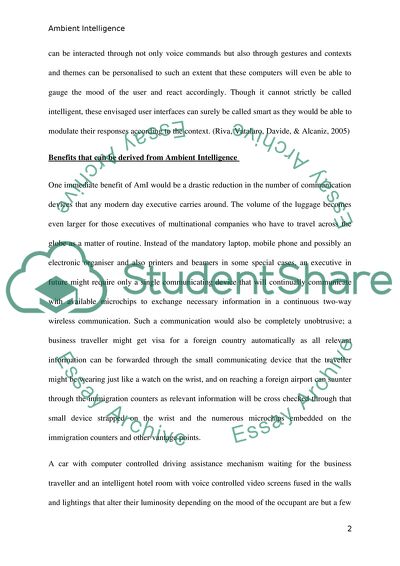 Ambient Intelligence