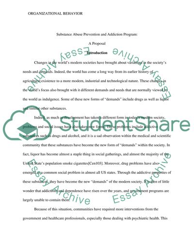 Substance Abuse and Possible Prevention and Treatment Measures