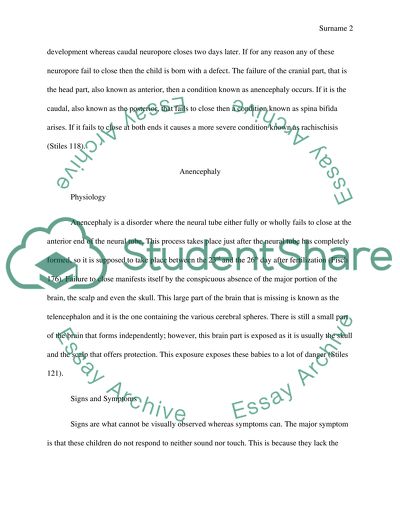 Clinical Embryology Neuropore Closure