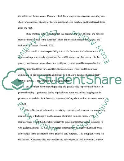 Is the Long Predicted Elimination of Middlemen on the Horizon