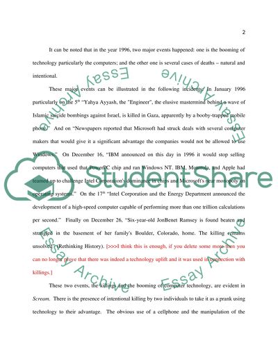 White Mask: Adolescents Realities in Wes Cravens Scream