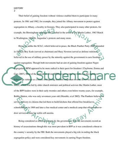 Civil Rights and Black Power Movements