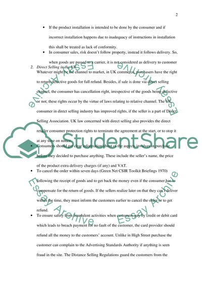 Selling in Uk Principles and Aspects