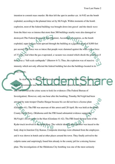 Oklahoma City Bombing