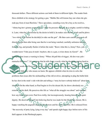 Comparative character analysis