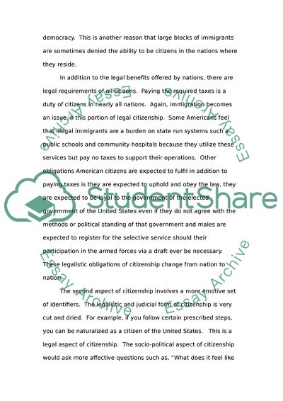 The boy scouts of America/citizenship