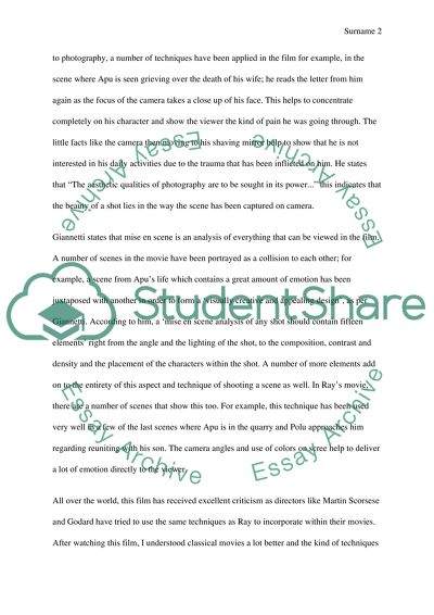 The World of Apu by Satyajit Ray