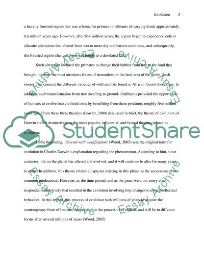 The Theistic Interpretation of Evolution