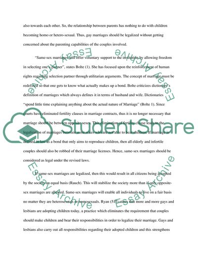 Gay Rights Towards Gay Marriage