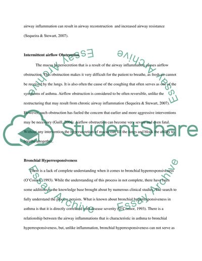 medical case study examples asthma