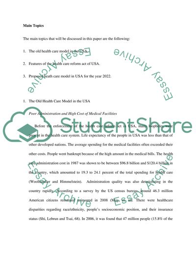 US Healthcare Industry in 2022