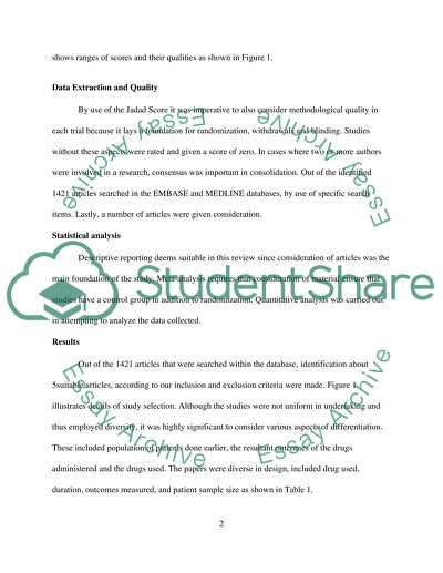 Search Criteria Consideration: Medical Databases