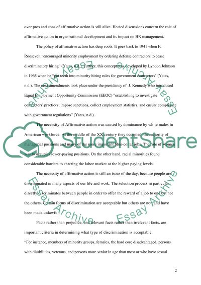 Affirmative action,is it necessary in the 21st. century