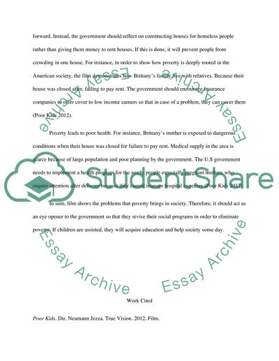 Poverty and Welfare in American Society