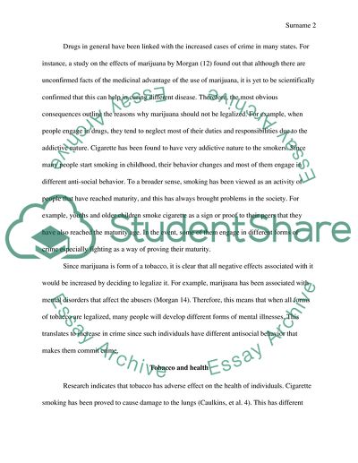 All forms of tobacco should be made illegal