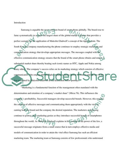 The Tipping Point: How Little Things Can Make a Big Difference