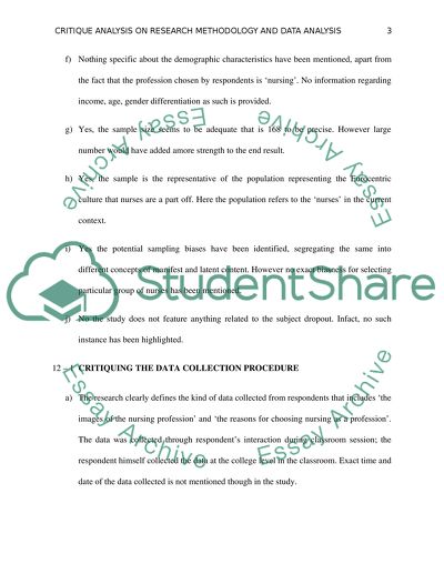 The Images of the Nursing Profession