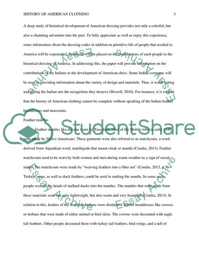 History of American Clothing