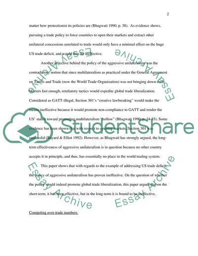 Aggressive Unilateralism