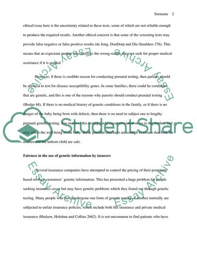 Fairness in the Use of Genetic Information by Insurers