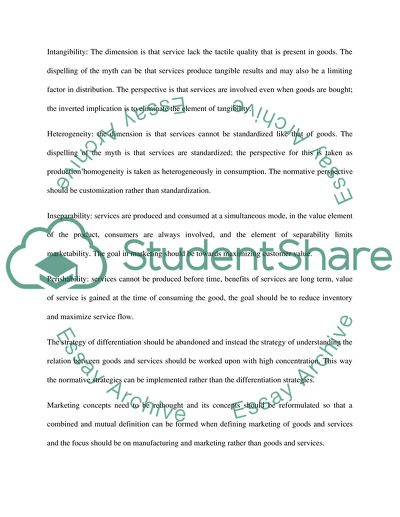 The Four Service Marketing Myths