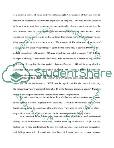 Reflective Essay - Writing