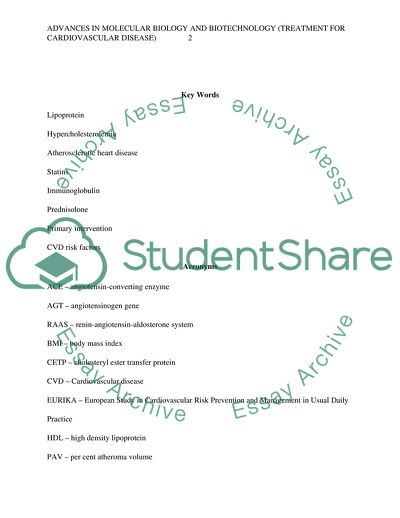 Advances in Molecular Biology and Biotechnology