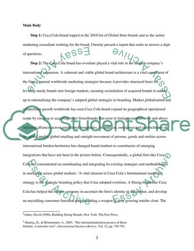 International Marketing - Effects of the Country of Origin on Consumer Perceptions