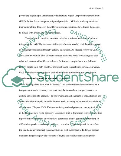 Culture Refers to the Shared Notions