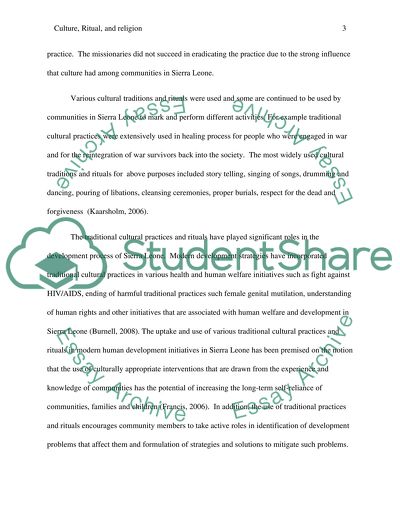 International Development in the Democratic Republic of Congo and Sierra Leone