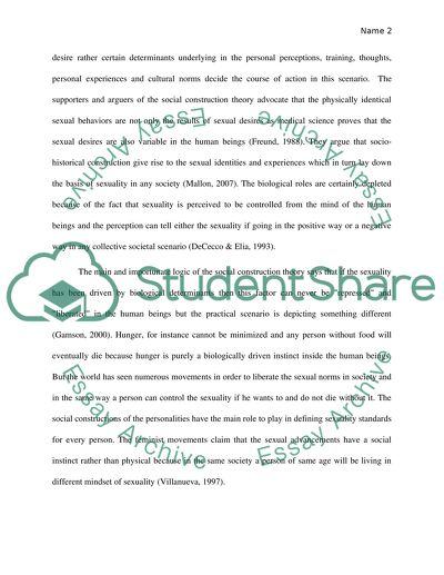 How Has Social Construction Theory Challenged the Perception That Sexuality Is Biological